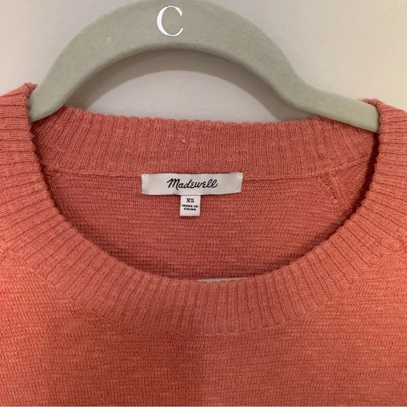 Madewell Telluride Pullover Sweater Dusty Salmon Size XS - Picture 3 of 8